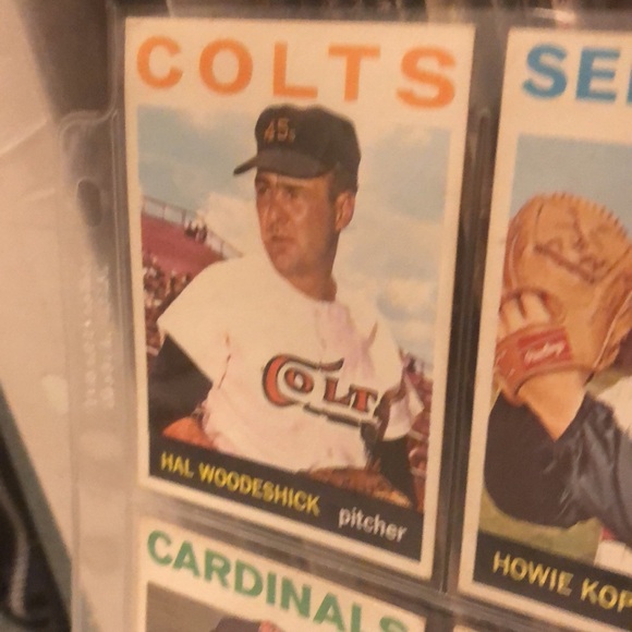 1960s Baseball Cards Red Sox Senators Colts Cardinals Indians As Pirates Topps - Picture 8 of 14